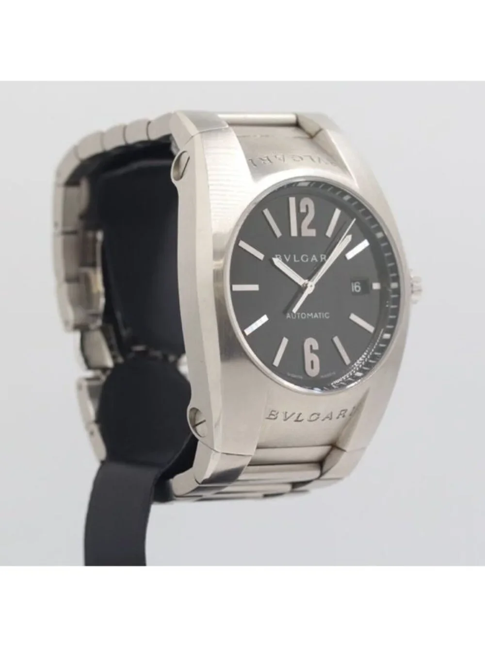 Bvlgari Ergon Automatic Winding Date Black Dial Watch